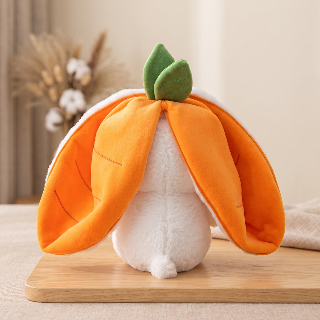 Fruit Bunny Stuffed Toy – Carrot & Strawberry