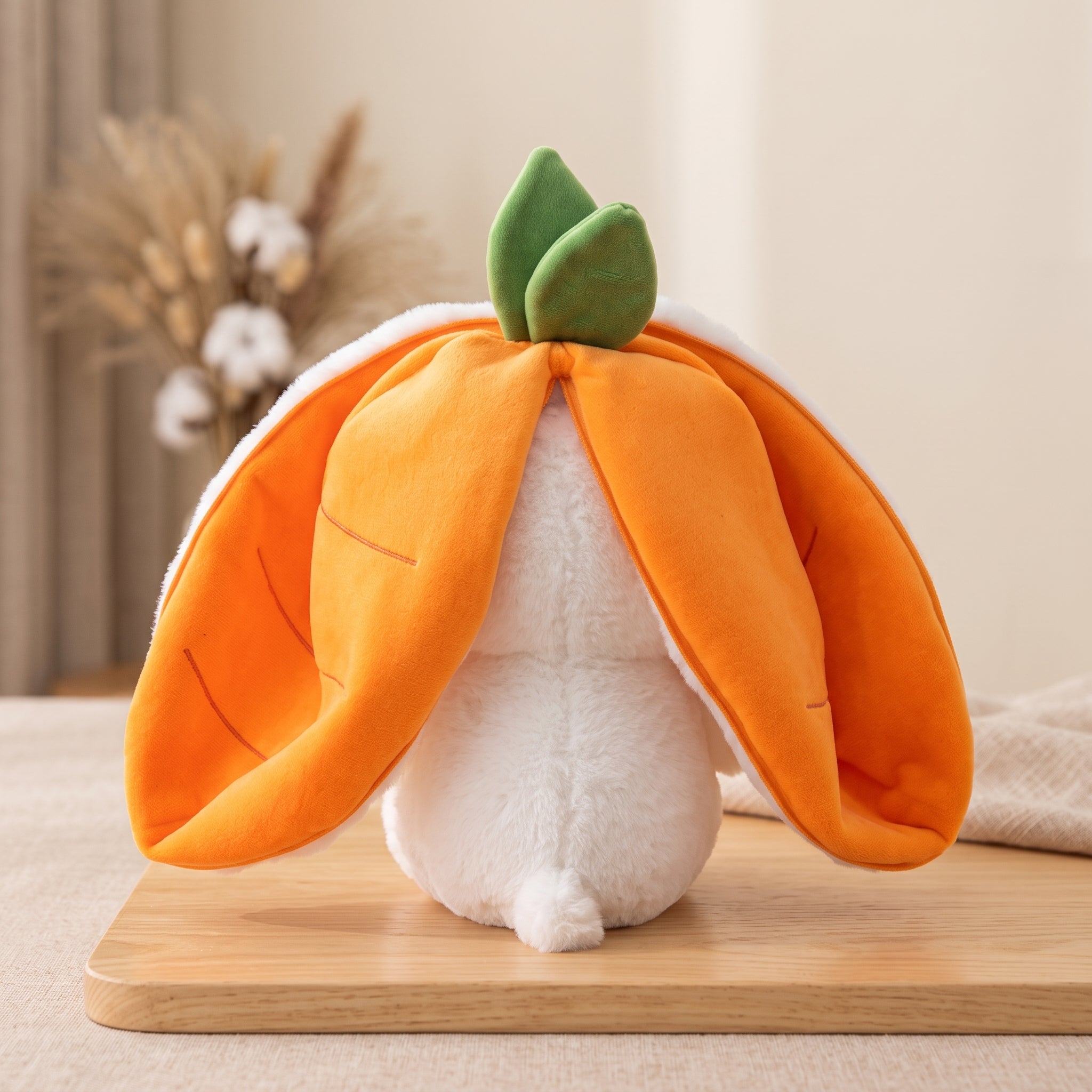Fruit Bunny Stuffed Toy – Carrot & Strawberry