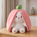 Fruit Bunny Stuffed Toy – Carrot & Strawberry
