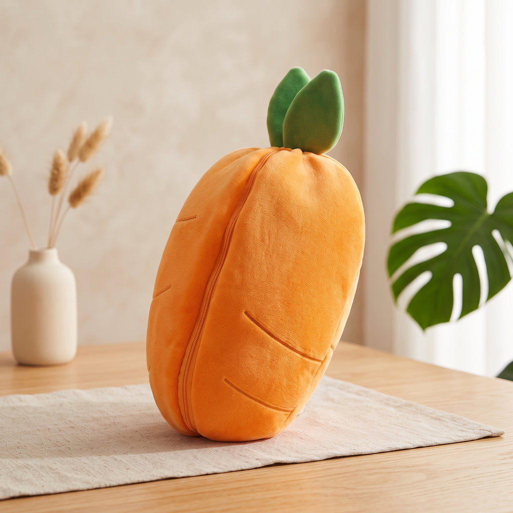 Fruit Bunny Stuffed Toy – Carrot & Strawberry