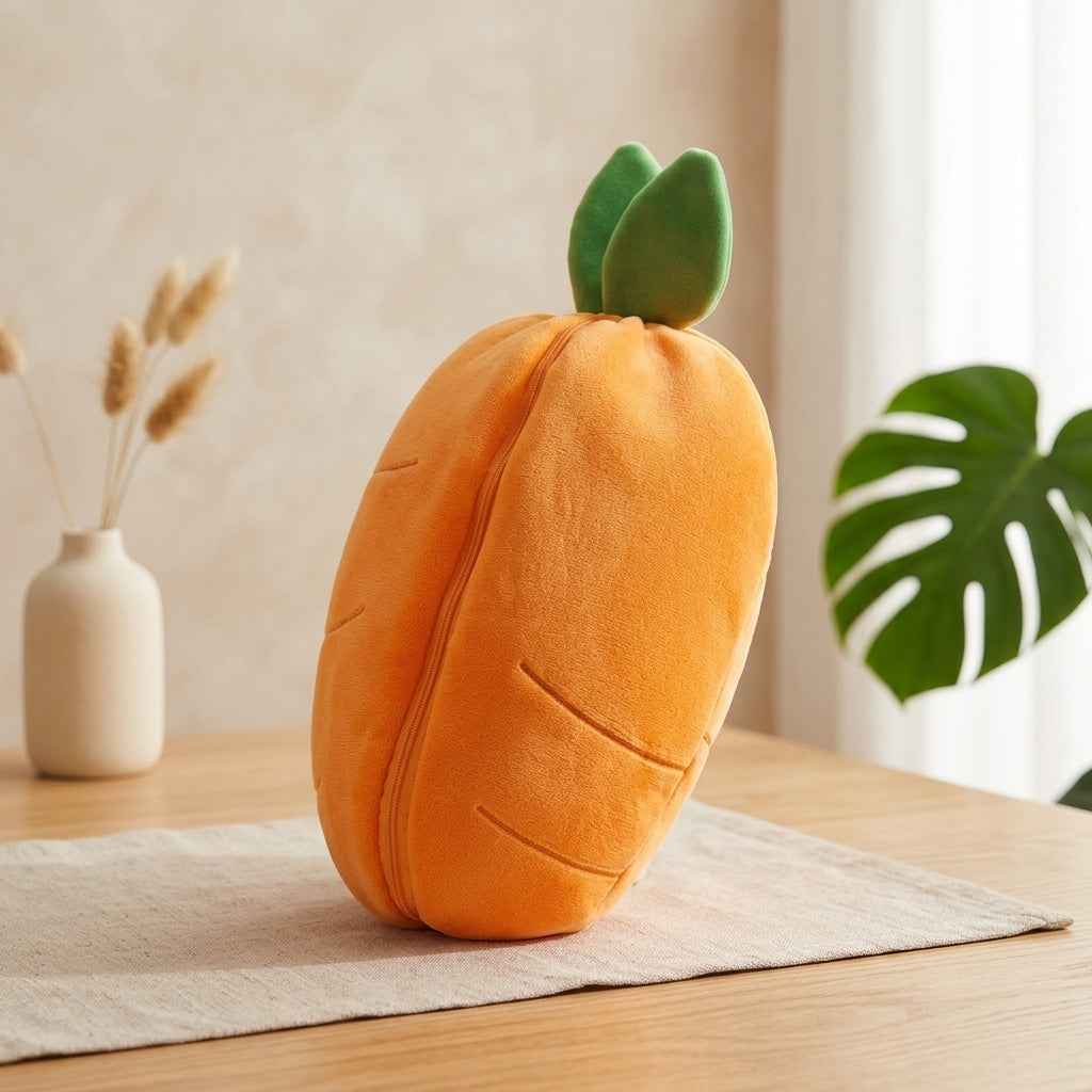 Fruit Bunny Stuffed Toy – Carrot & Strawberry