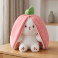 Fruit Bunny Stuffed Toy – Carrot & Strawberry
