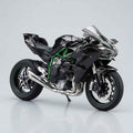 Kawasaki H2R Diecast Model Motorcycle – Gold Chrome Finish with Stand