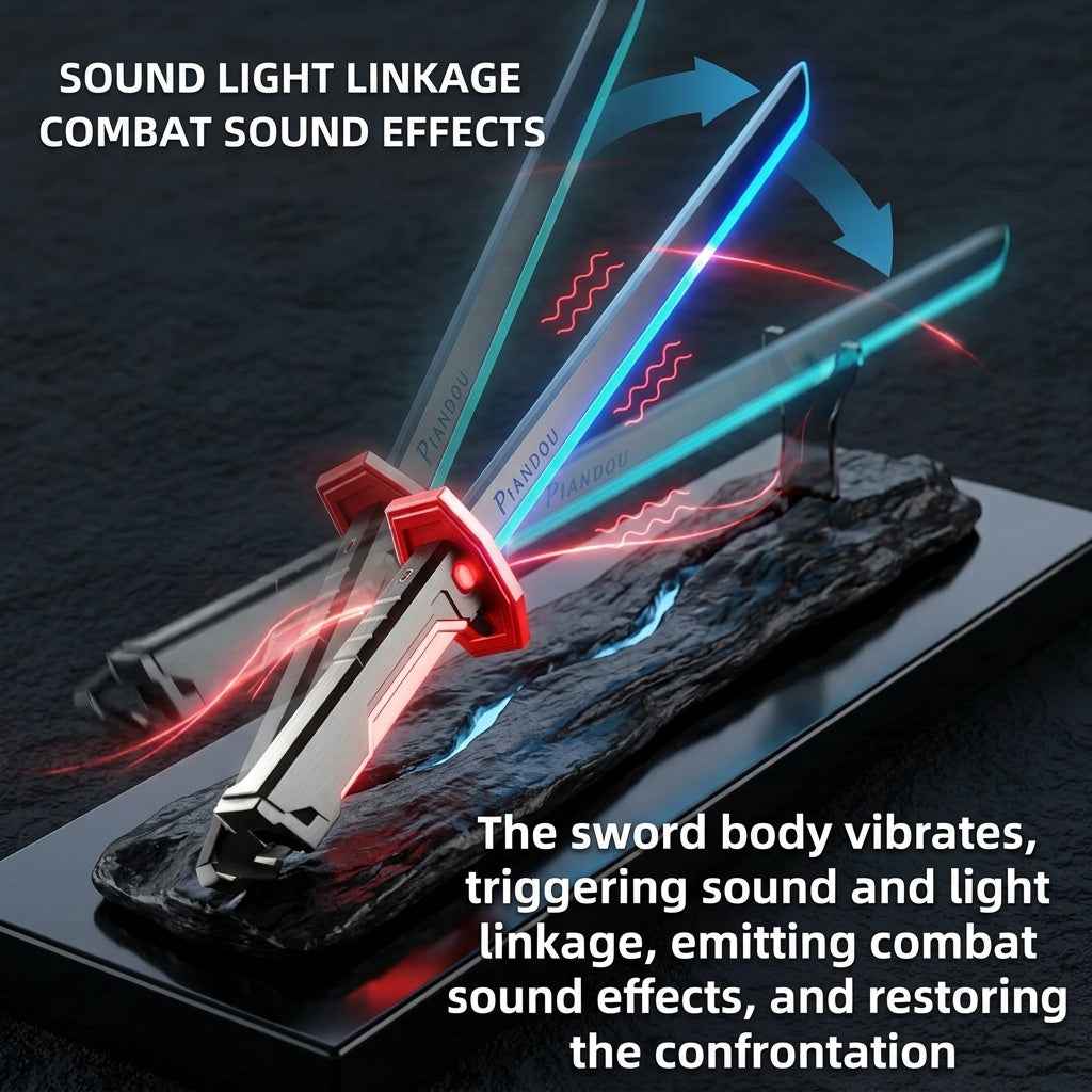 Cyber Katana Light-Up Sword with Sound & Sparks