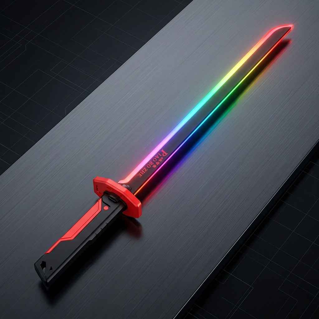 Cyber Katana Light-Up Sword with Sound & Sparks