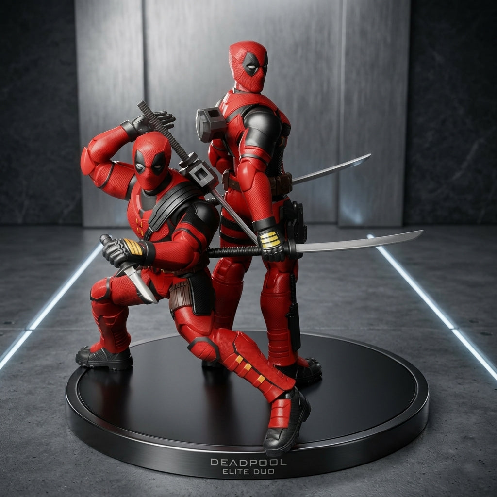 Blokees Marvel Deadpool & Wolverine Champion Class Model Kit, 90 Pieces