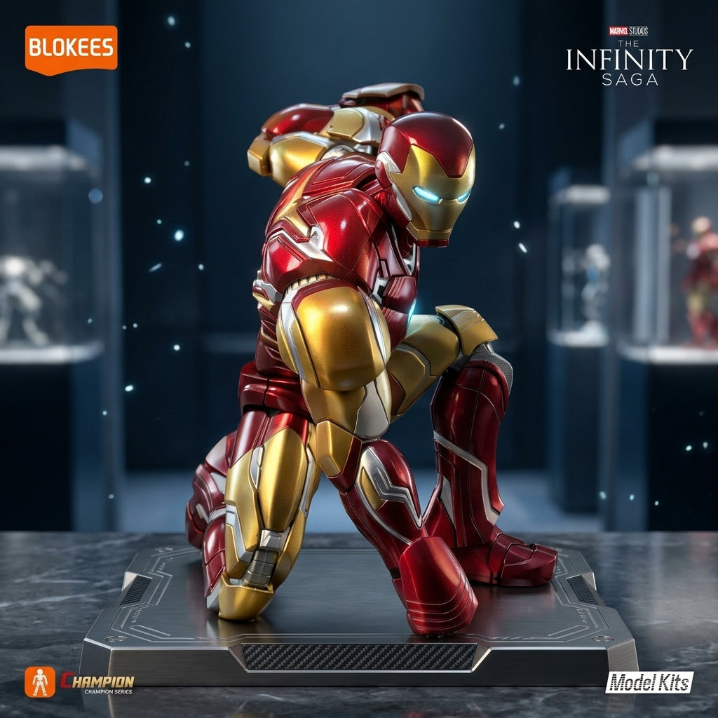 Blokees Marvel The Infinity Saga Iron Man Champion Class Model Kit, 149 Pieces