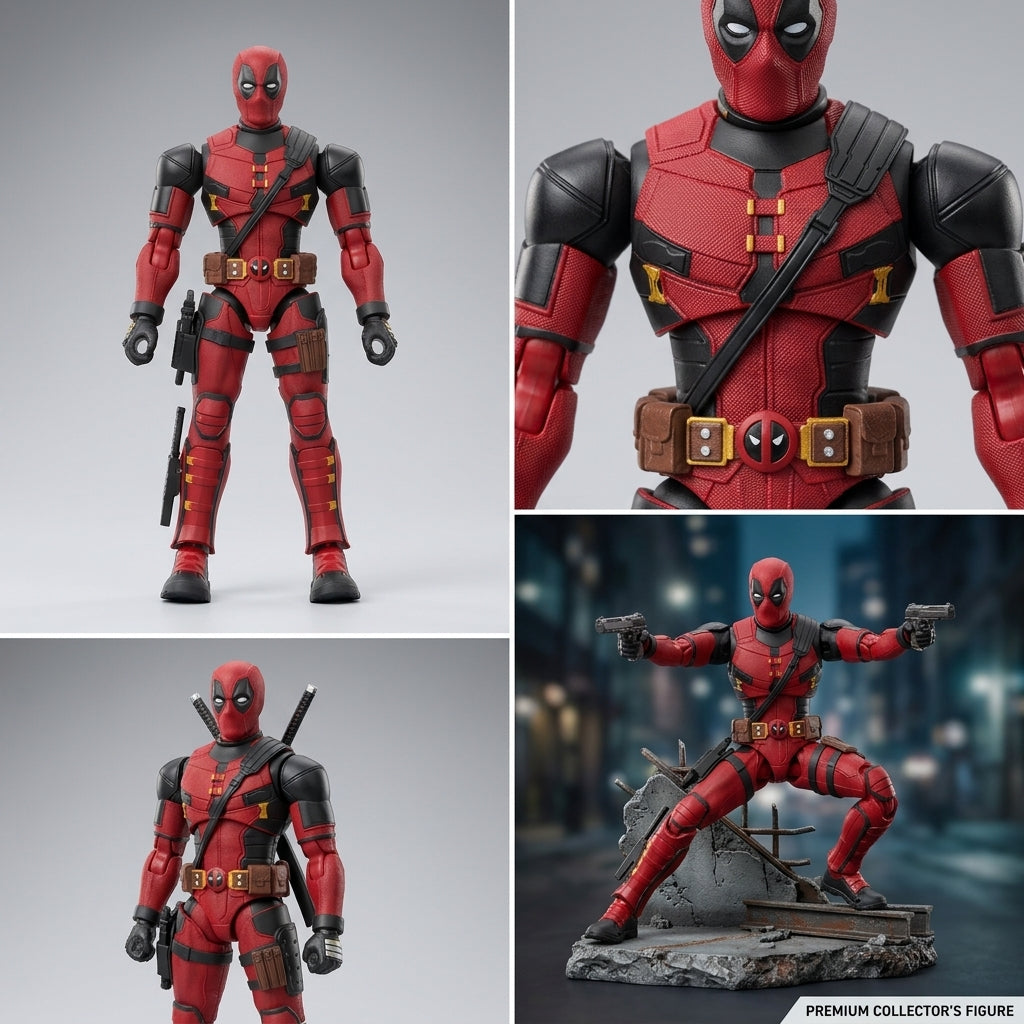 Blokees Marvel Deadpool & Wolverine Champion Class Model Kit, 90 Pieces